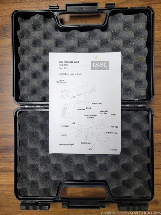 ISSC Austria M22 Hard Case with Manual -img-1