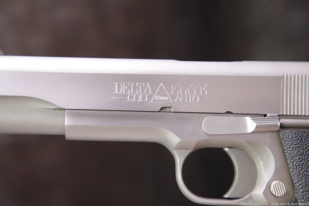 Colt Delta Elite 02010 Government Model 1911 10mm Semi-Auto Pistol MFD 1989-img-13