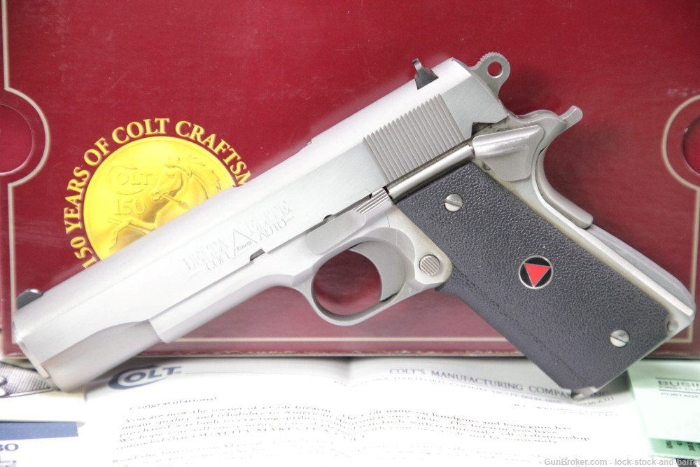 Colt Delta Elite 02010 Government Model 1911 10mm Semi-Auto Pistol MFD 1989-img-3