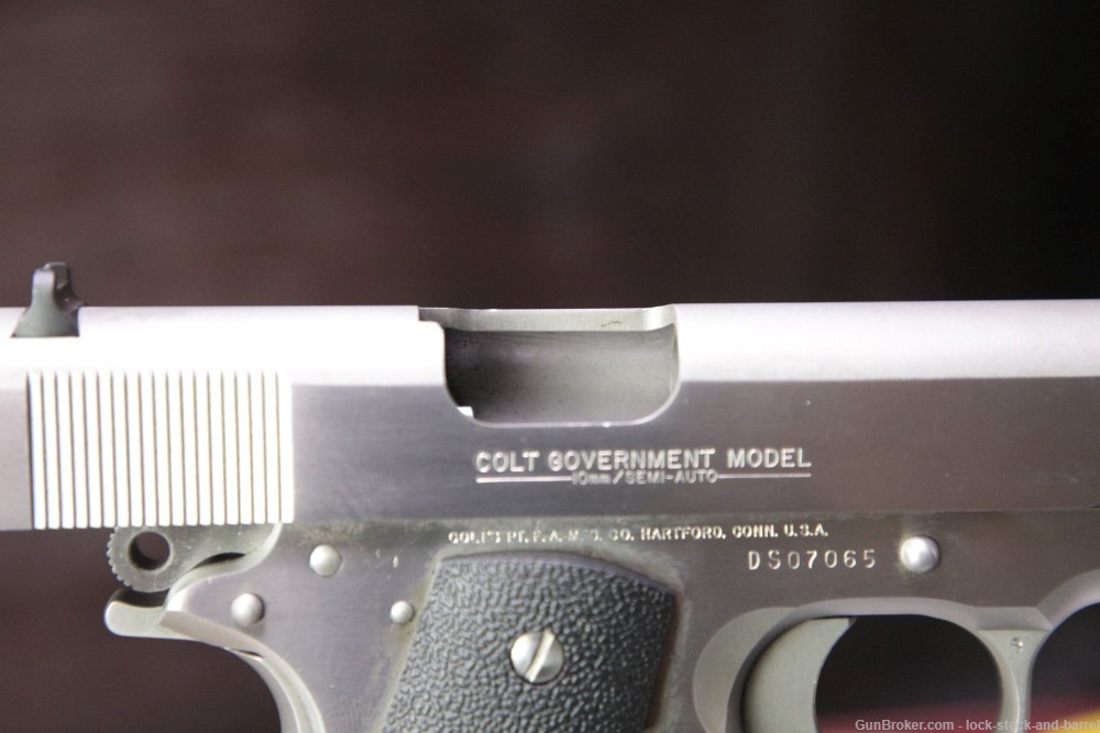 Colt Delta Elite 02010 Government Model 1911 10mm Semi-Auto Pistol MFD 1989-img-16