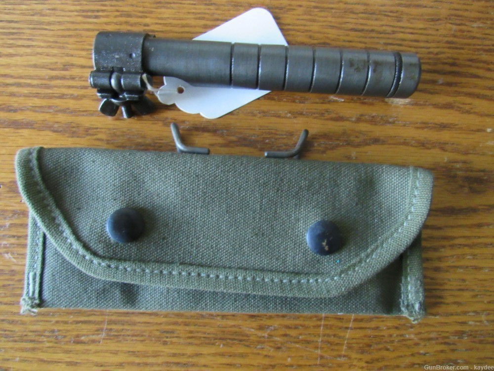 Rare M1 Carbine Type 2 M8, Grenade Launcher, WWII USGI  and   Carrying Case-img-0