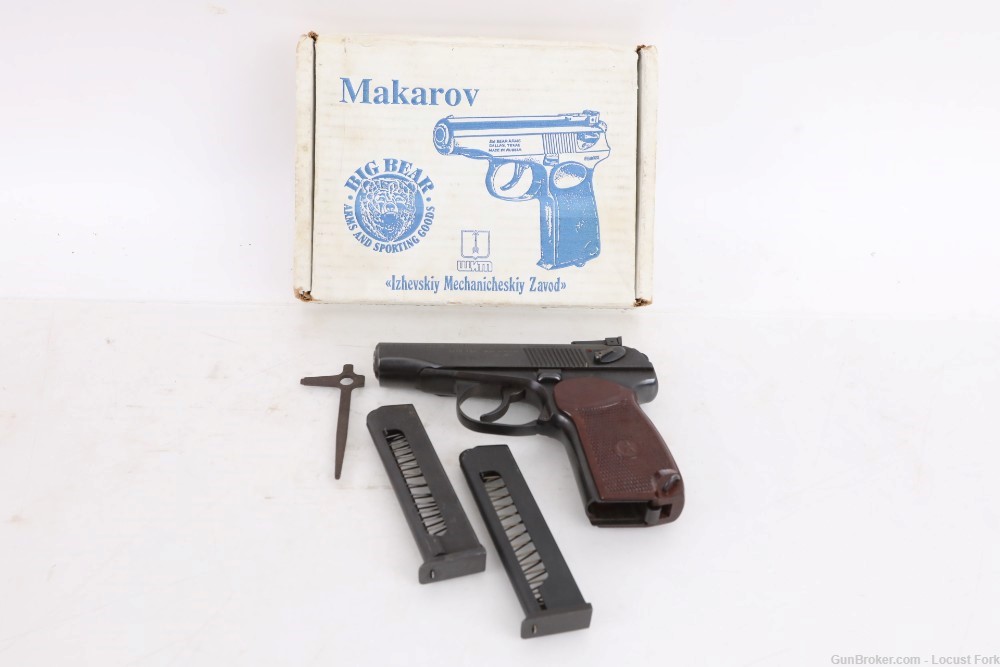 Russia IMEZ 9x19 Makarov Factory Box TWO MAGS No Reserve!-img-0