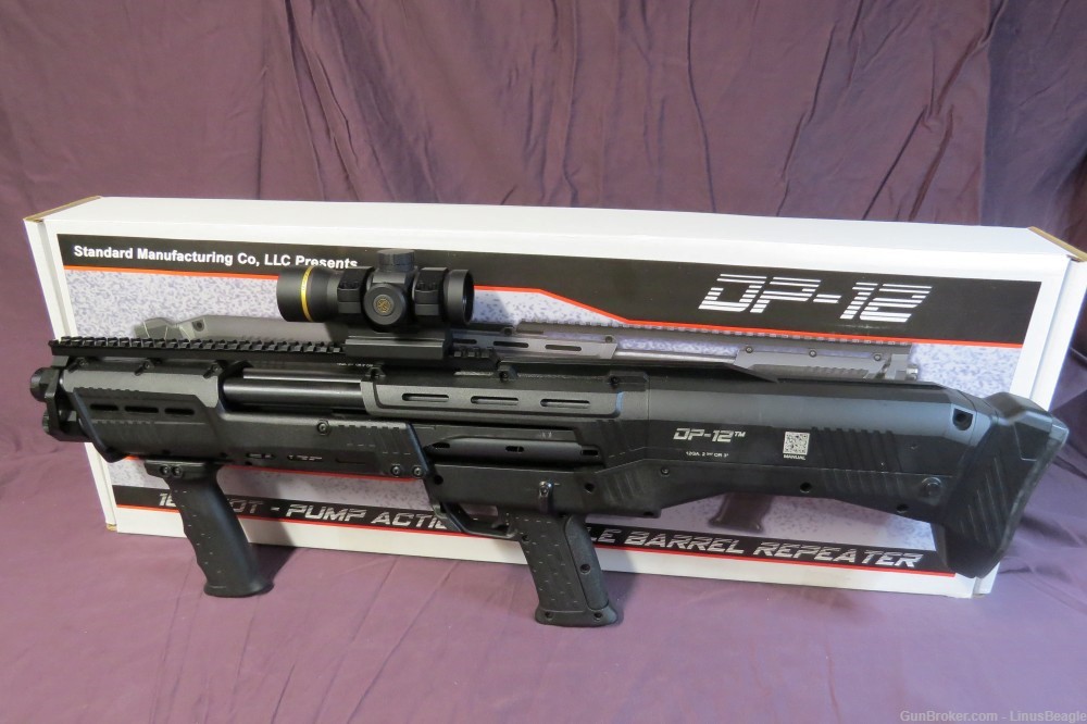 Standard Manufacturing DP-12 Double Barrel Pump Shotgun-img-1