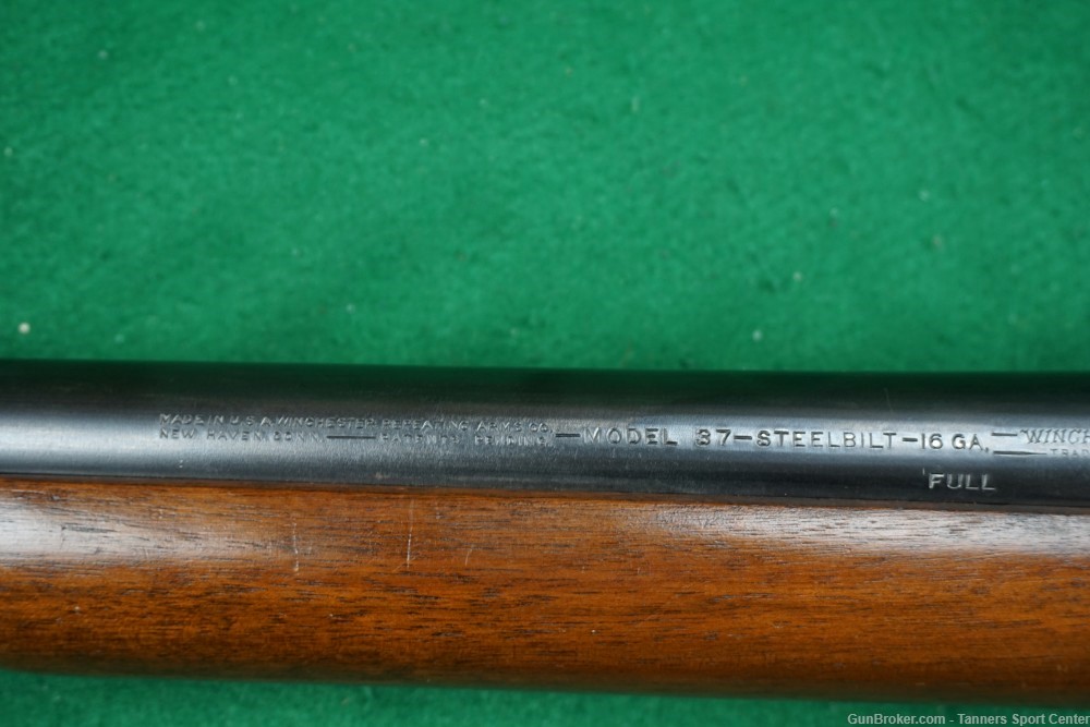 Pre-64 Red letter Winchester Model 37 16 16ga 30" No Reserve 1¢ Start-img-21