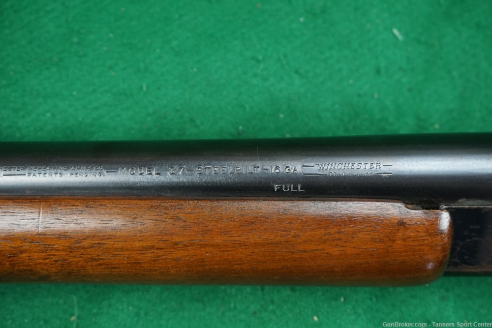 Pre-64 Red letter Winchester Model 37 16 16ga 30" No Reserve 1¢ Start-img-20