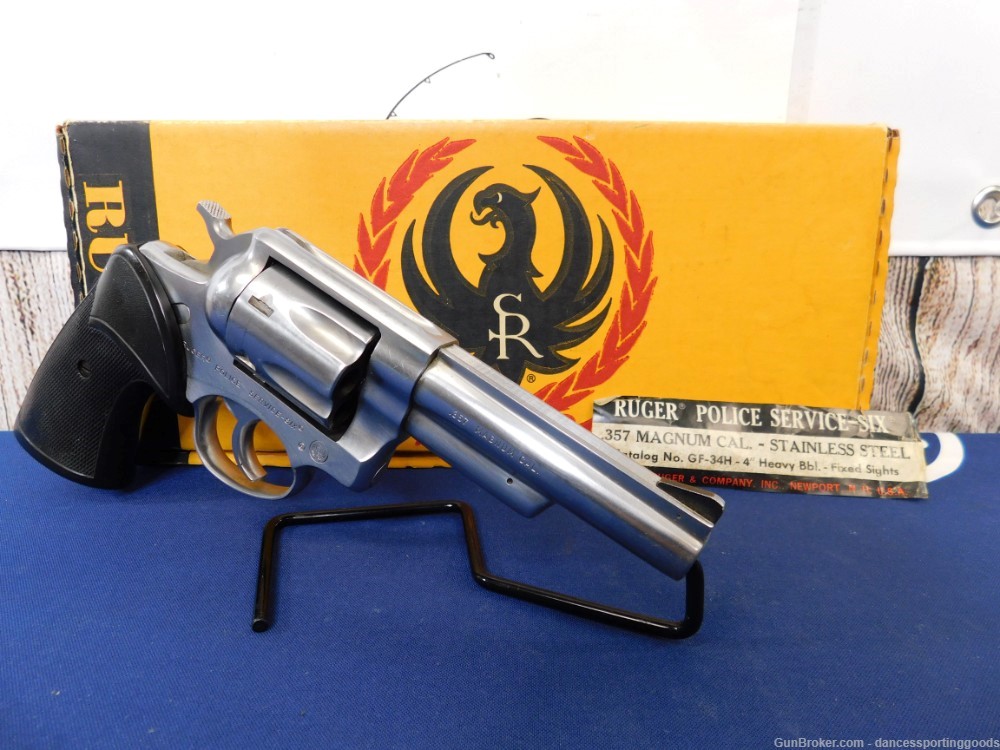Ruger Police Service-Six .357 Mag 4" BBL 6 Rd Capacity w/ Box - FAST SHIP-img-0