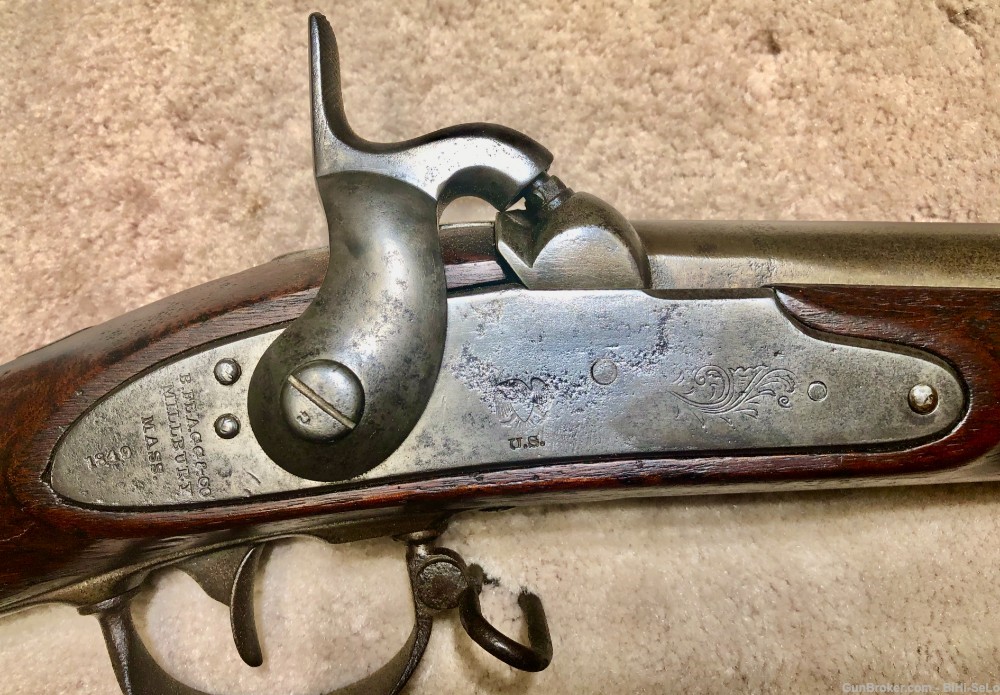 Rare South Carolina .69 Cal.1842 Musket, FLAGG 1849, #70/100, VG,.....$4700-img-2