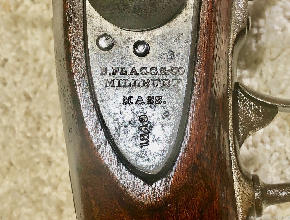 Rare South Carolina .69 Cal.1842 Musket, FLAGG 1849, #70/100, VG,.....$4700-img-8