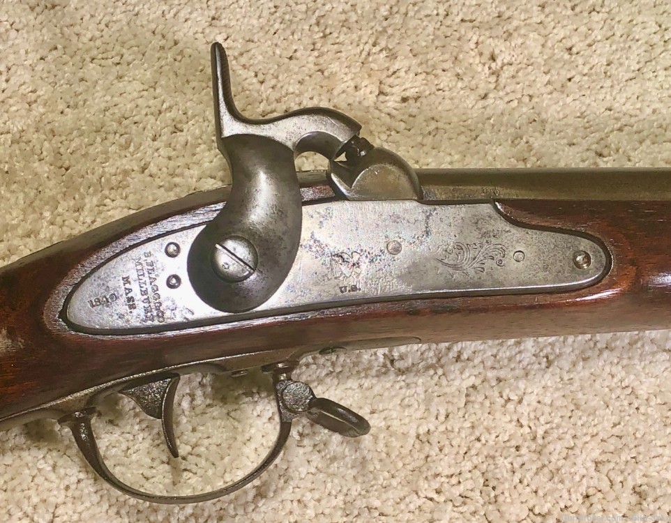 Rare South Carolina .69 Cal.1842 Musket, FLAGG 1849, #70/100, VG,.....$4700-img-1