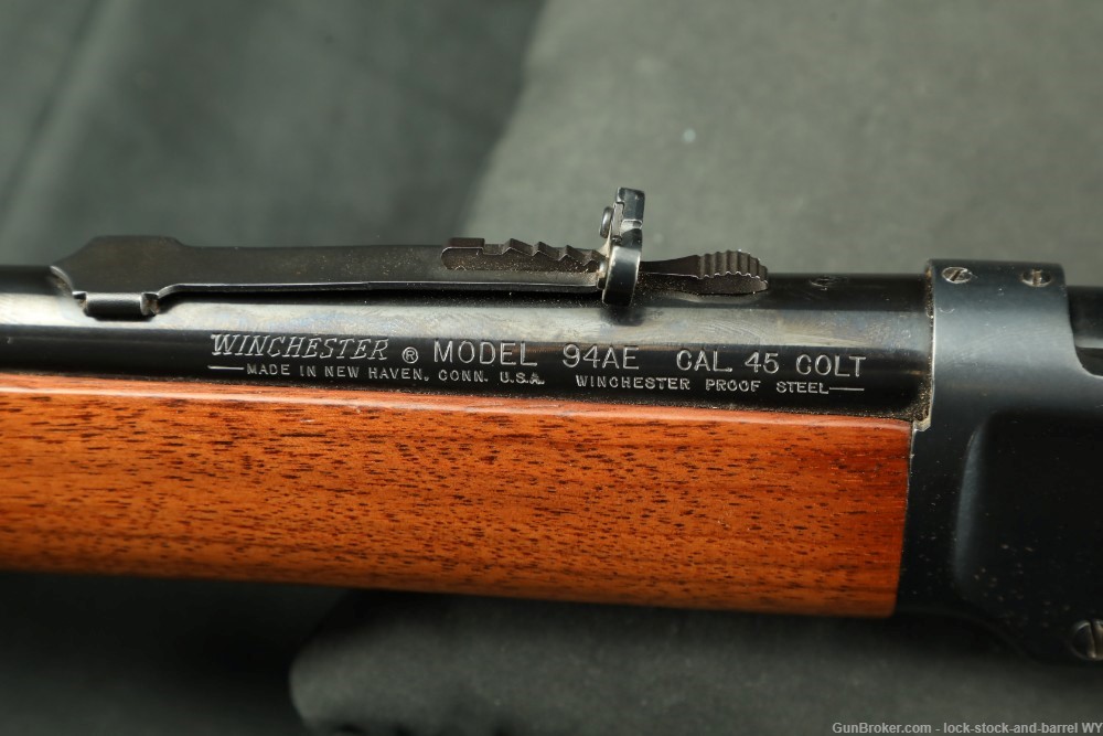 Winchester 94AE 94-AE Trapper .45 Colt 16" Blue Lever Action Rifle, 1987-img-27