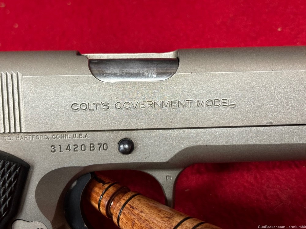 Colt MKIV SERIES 70 Brushed Stainless 45 ACP-img-8