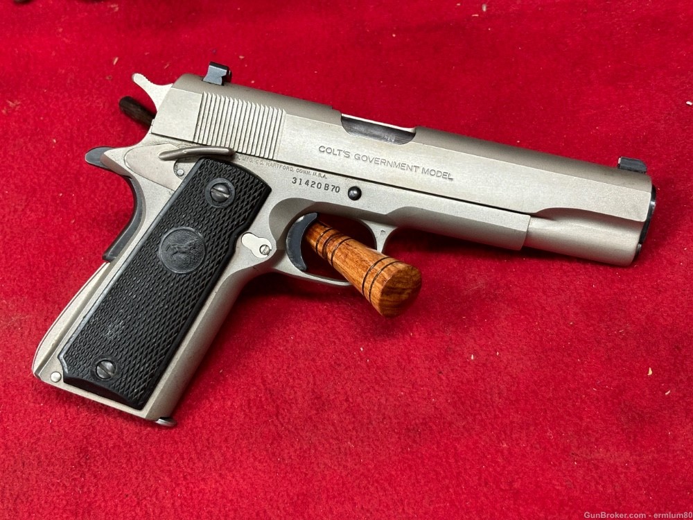 Colt MKIV SERIES 70 Brushed Stainless 45 ACP-img-1