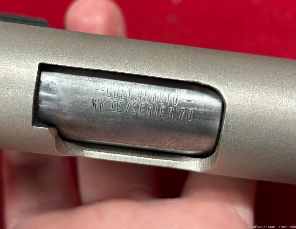 Colt MKIV SERIES 70 Brushed Stainless 45 ACP-img-11