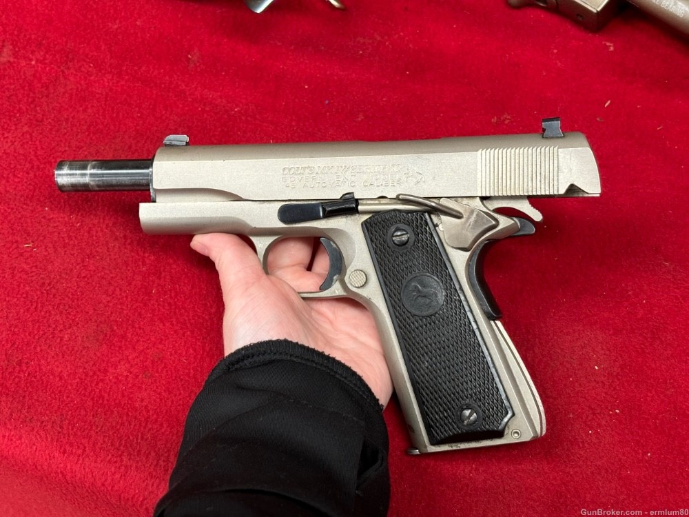 Colt MKIV SERIES 70 Brushed Stainless 45 ACP-img-12