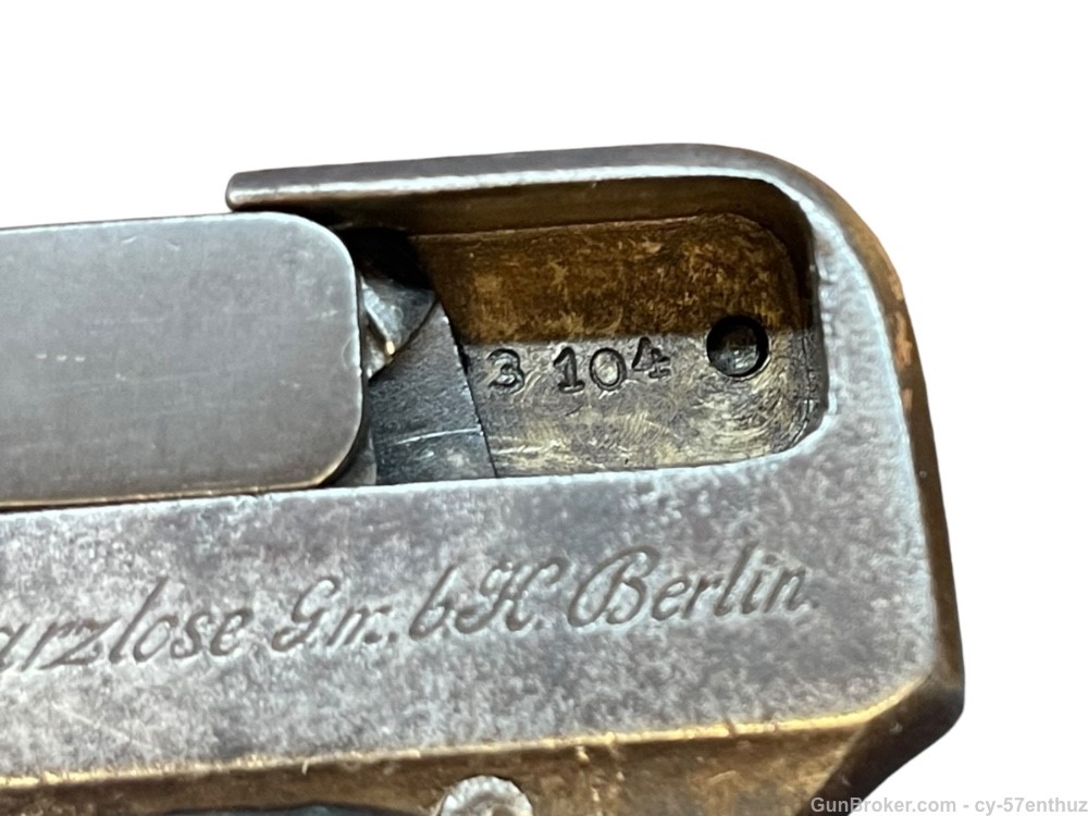 Austrian WW1 Schwarzlose Model 1908 Blow Forward Pistol WWI 1903 luger-img-14