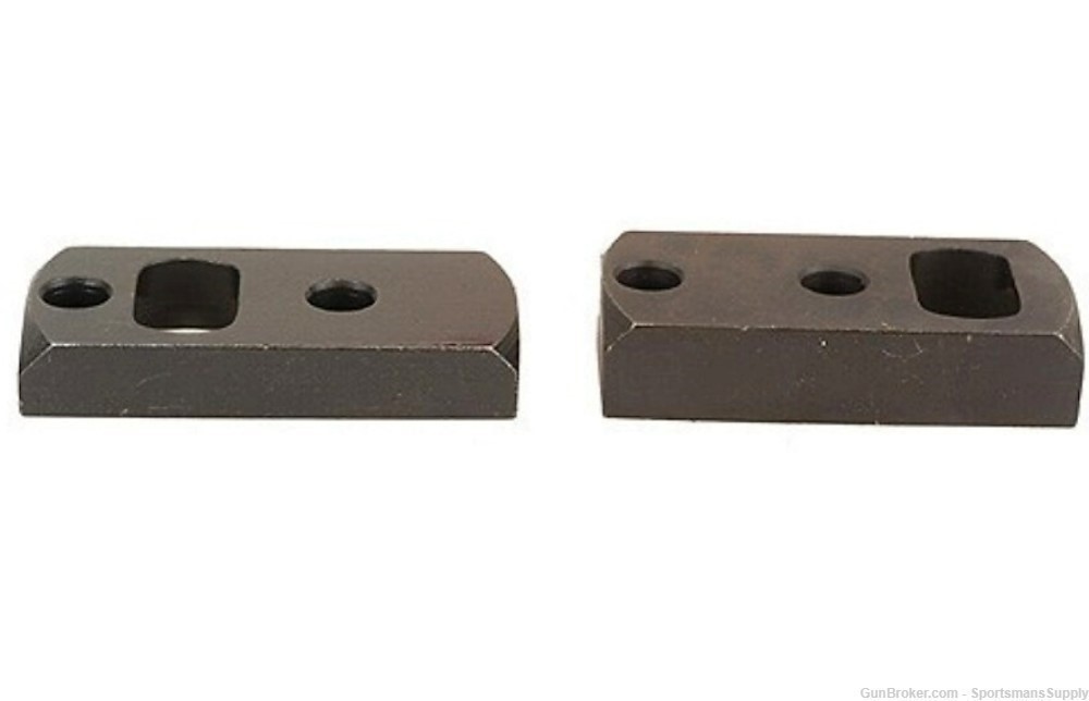 TWO Pack of Redfield All Steel 2-Piece Twin Dovetail Base for Remington 700-img-0