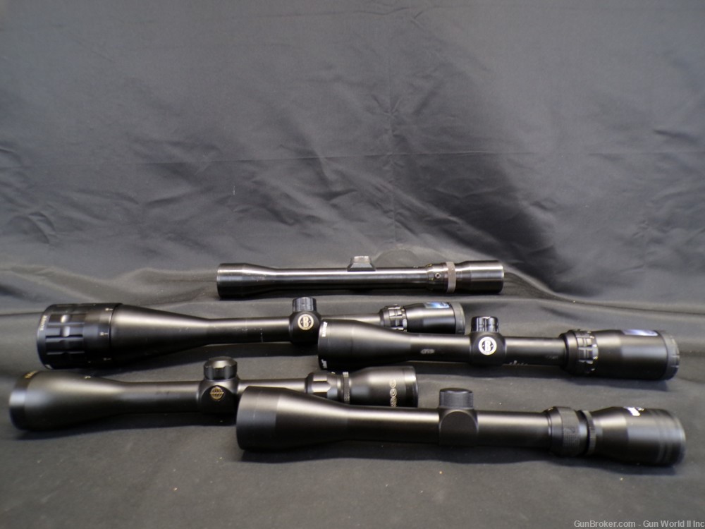  Lot of Five (5) Rifle Scopes (Weaver,  Bushnell, Tasco, Dead Ringer)-img-0