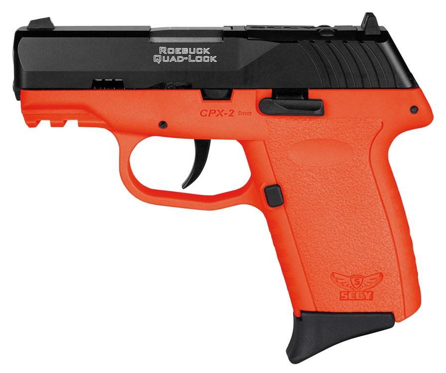 SCCY Industries CPX-2 Gen3 RDR 9mm Luger Pistol 3.10 Orange NS CPX2CBORRDRG-img-1