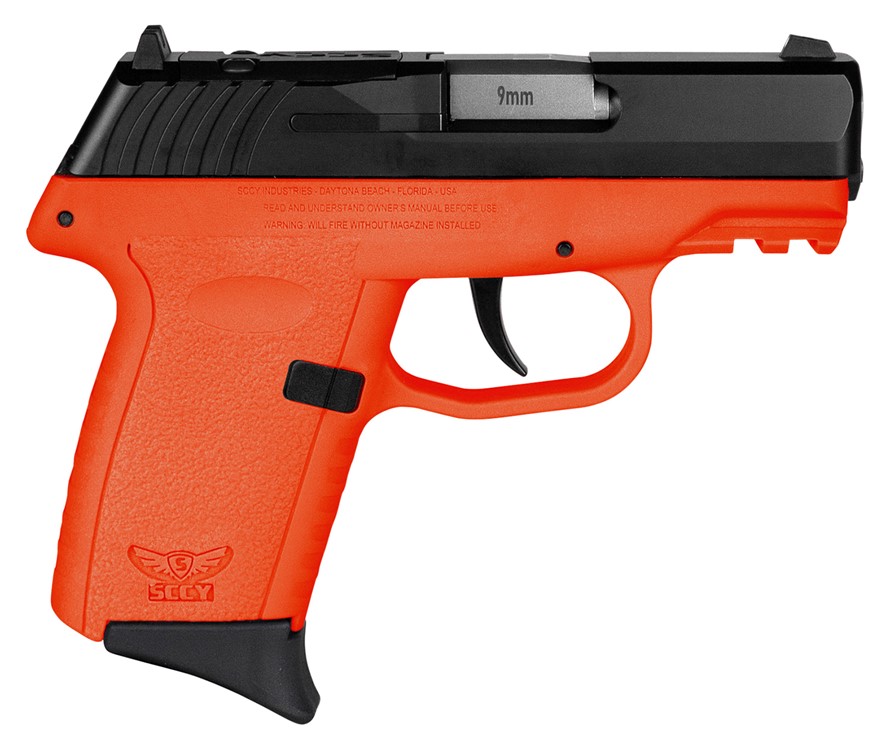 SCCY Industries CPX-2 Gen3 RDR 9mm Luger Pistol 3.10 Orange NS CPX2CBORRDRG-img-0