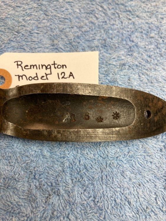 Remington Top Tang Butt plate For Model 12A &  25 Rare to Find These.-img-1