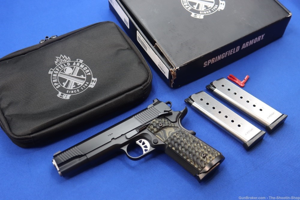 Springfield Armory Model TRP Classic 1911 Pistol 45ACP 3-MAGS 8RD MATCH G10-img-0