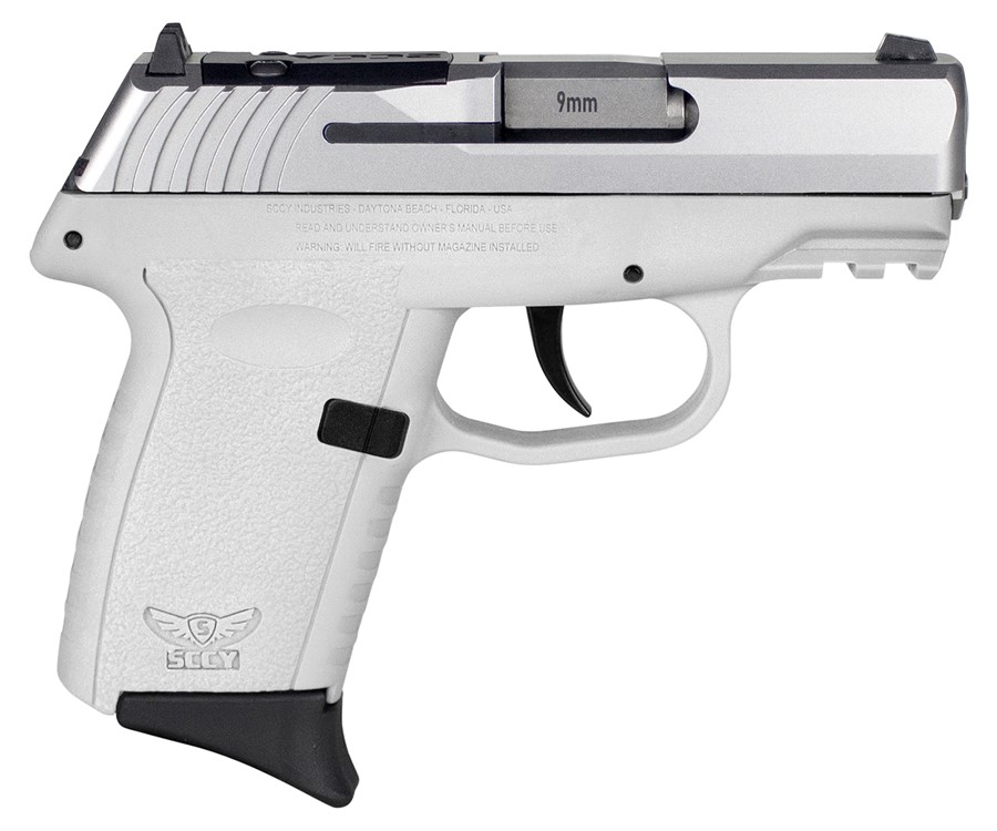 SCCY Industries CPX-2 Gen3 RDR 9mm Luger Pistol 3.10 SS/White NS CPX2TTWTRD-img-0