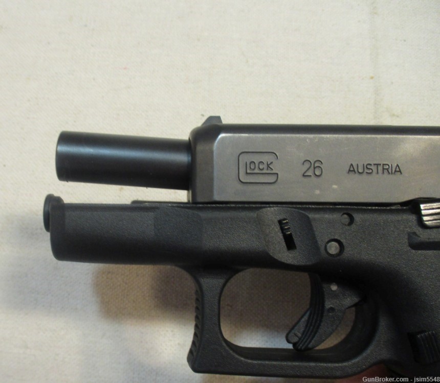 Glock 26 9mm Sem-Auto Pistol 3.42” 10+1 Polymer W/Laser-img-7
