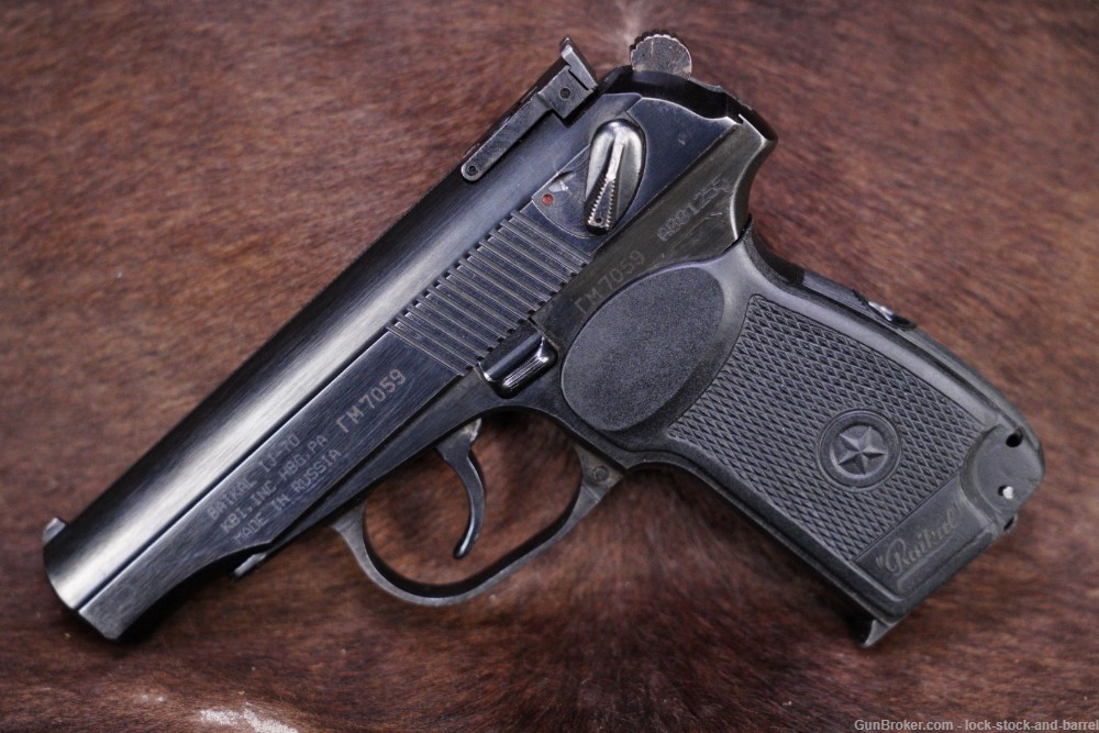 Russian Baikal Makarov KBI IJ-70 IJ70 9x18mm Semi-Auto Pistol 1990s ATF C&R-img-3