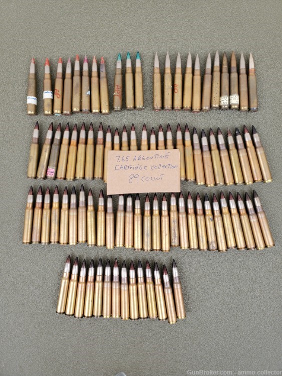 7.65 Argentine Cartridge collection, 89 rounds-img-0