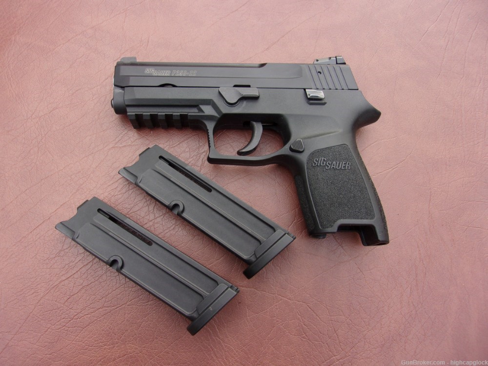 Sig Sauer P250-22 .22lr 3.9" Semi Auto Pistol REAL NICE P250 22 $1START-img-3