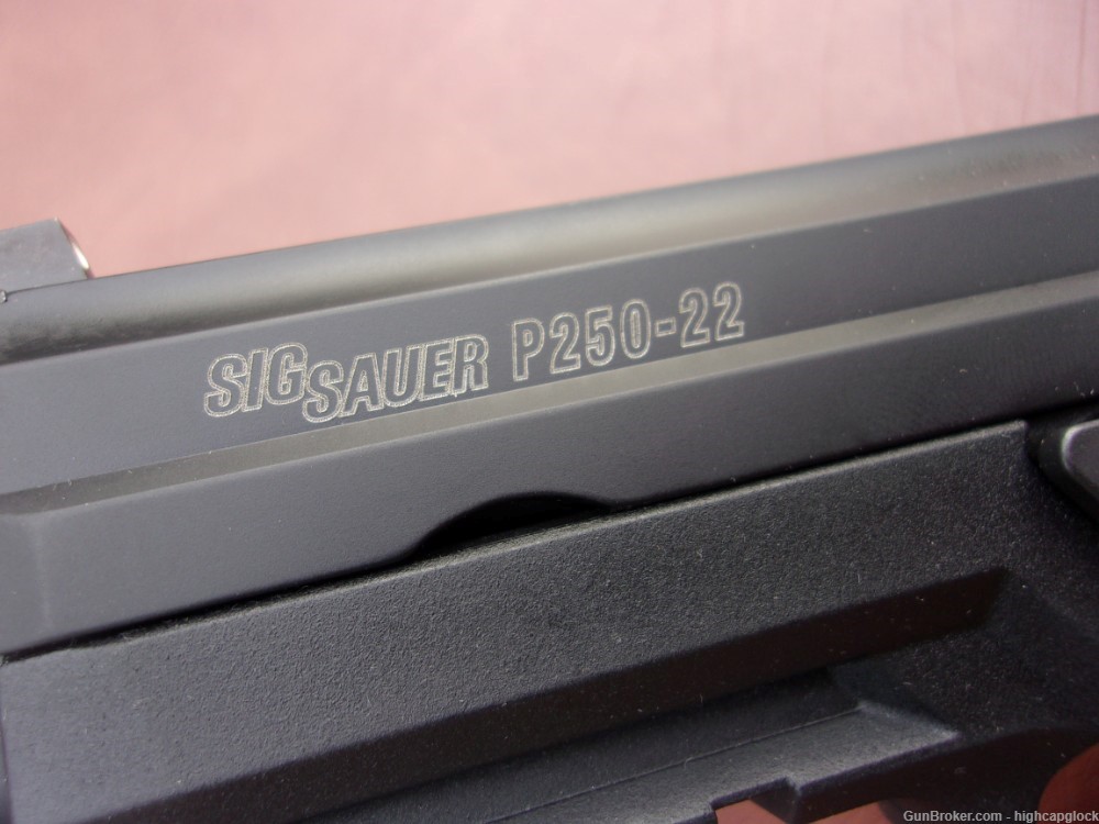 Sig Sauer P250-22 .22lr 3.9" Semi Auto Pistol REAL NICE P250 22 $1START-img-5