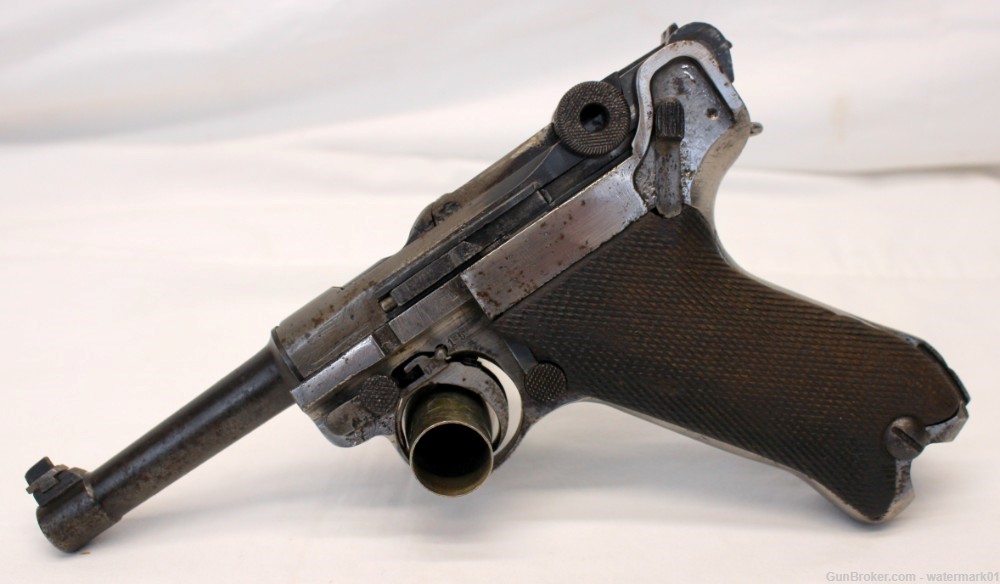 vintage ERFURT LUGER semei-auto pistol MATCHING NUMBERS parts repair -img-0