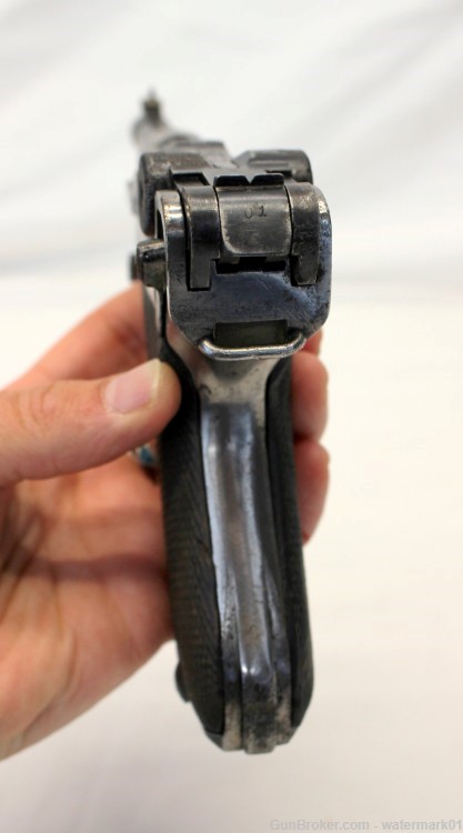 vintage ERFURT LUGER semei-auto pistol MATCHING NUMBERS parts repair -img-9