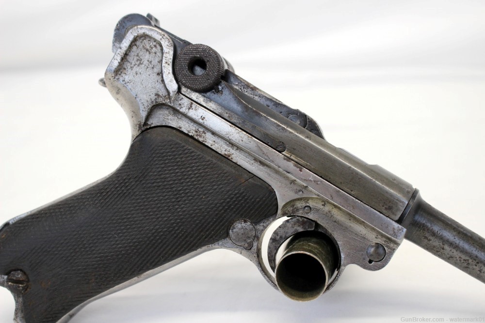 vintage ERFURT LUGER semei-auto pistol MATCHING NUMBERS parts repair -img-6