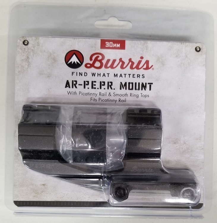 Burris AR-P.E.P.R mount 30mm with picatinny and smooth top ring 410341-img-0