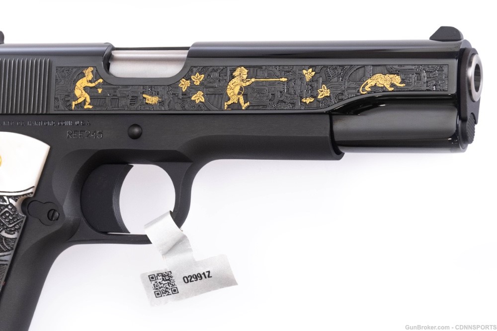 TALO Colt 1911 Aztec Jaguar Azul .38 Super 245 of 300 NEW FROM 2019-img-5