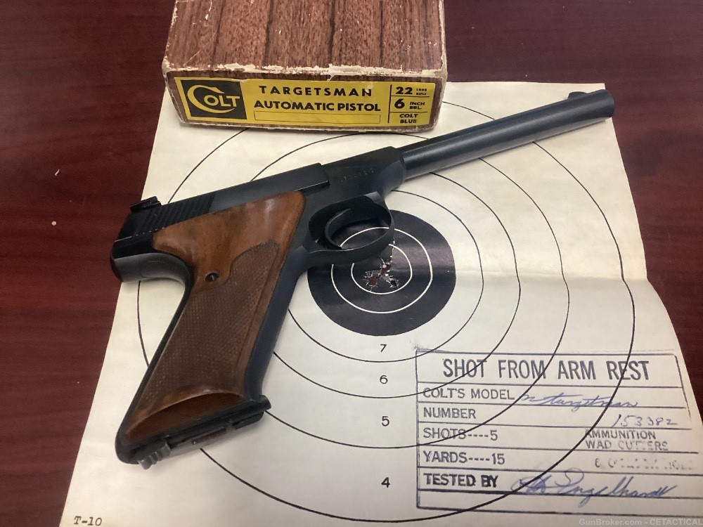 Colt targetsman 6” w/ original box, excellent shape-img-2