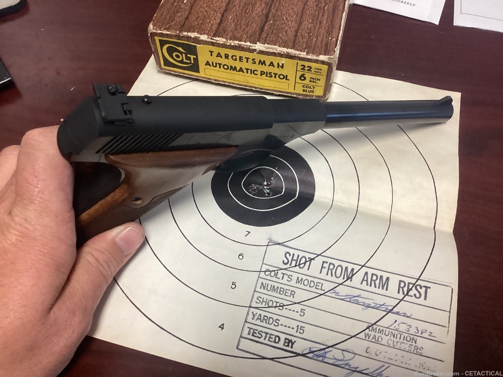 Colt targetsman 6” w/ original box, excellent shape-img-3