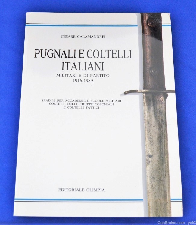 Italian Military and Political Fighting Knives 1916-1989 -img-0