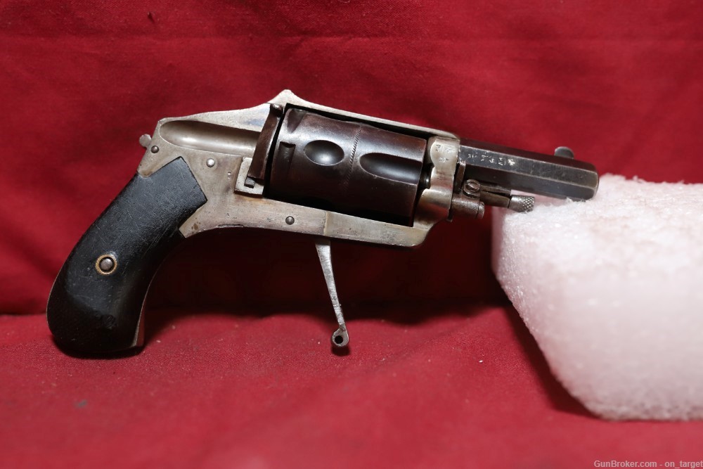 Belgian-made Little Dog 1880 Antique Revolver 1.75" Barrel 5.75mm Velodog-img-4