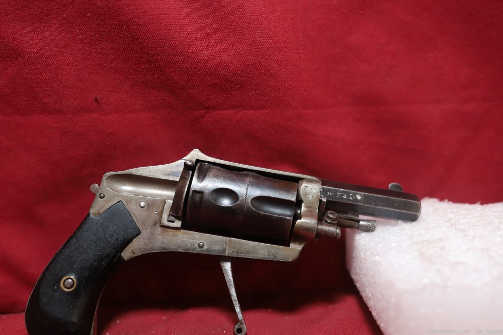 Belgian-made Little Dog 1880 Antique Revolver 1.75" Barrel 5.75mm Velodog-img-2