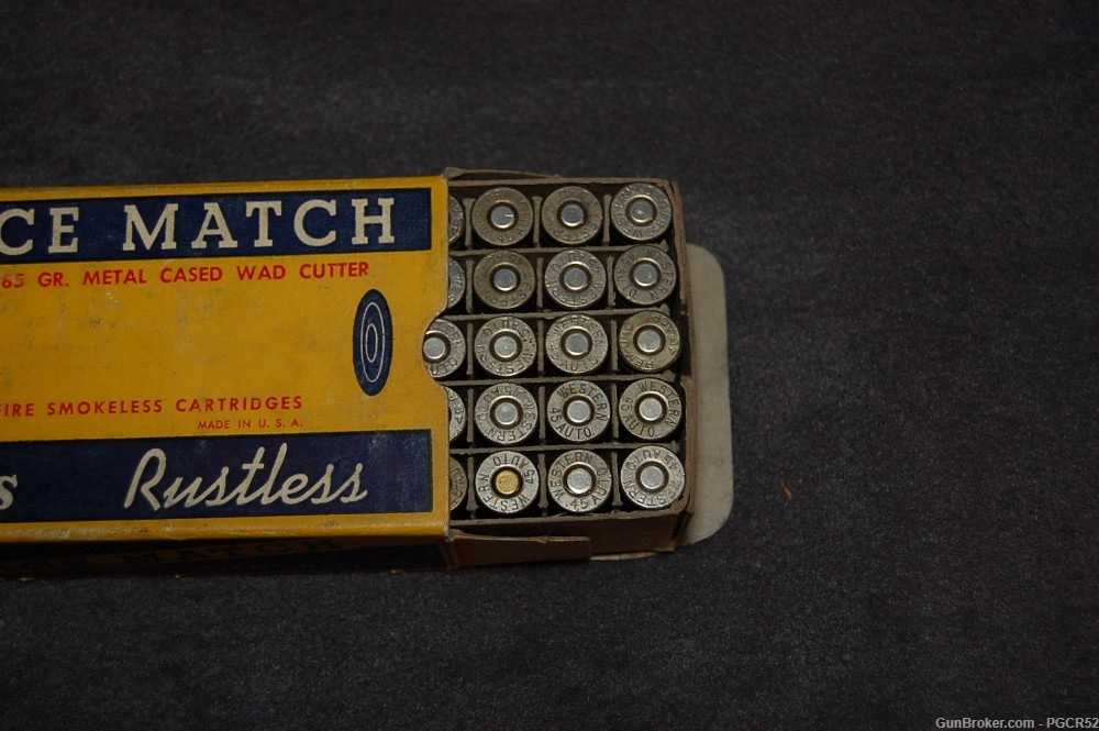 Peters Vintage Box Police Match .45acp Ammo-img-3