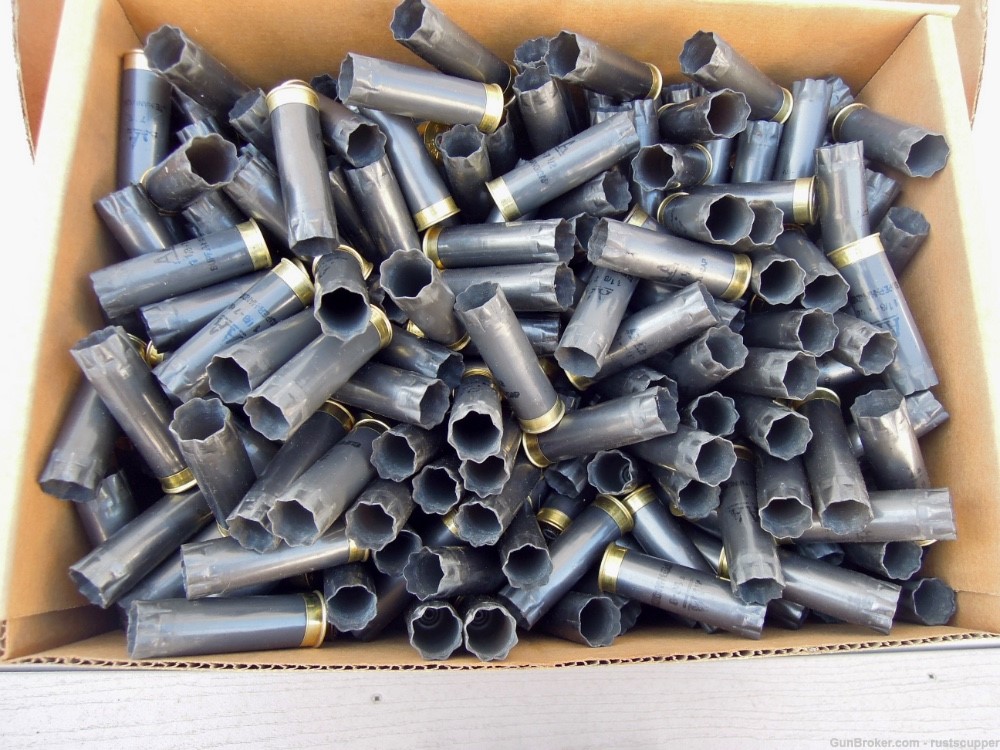 (750) + EXTRAS WINCHESTER AA HULLS 12 GAUGE ONCE FIRED GREY-img-0