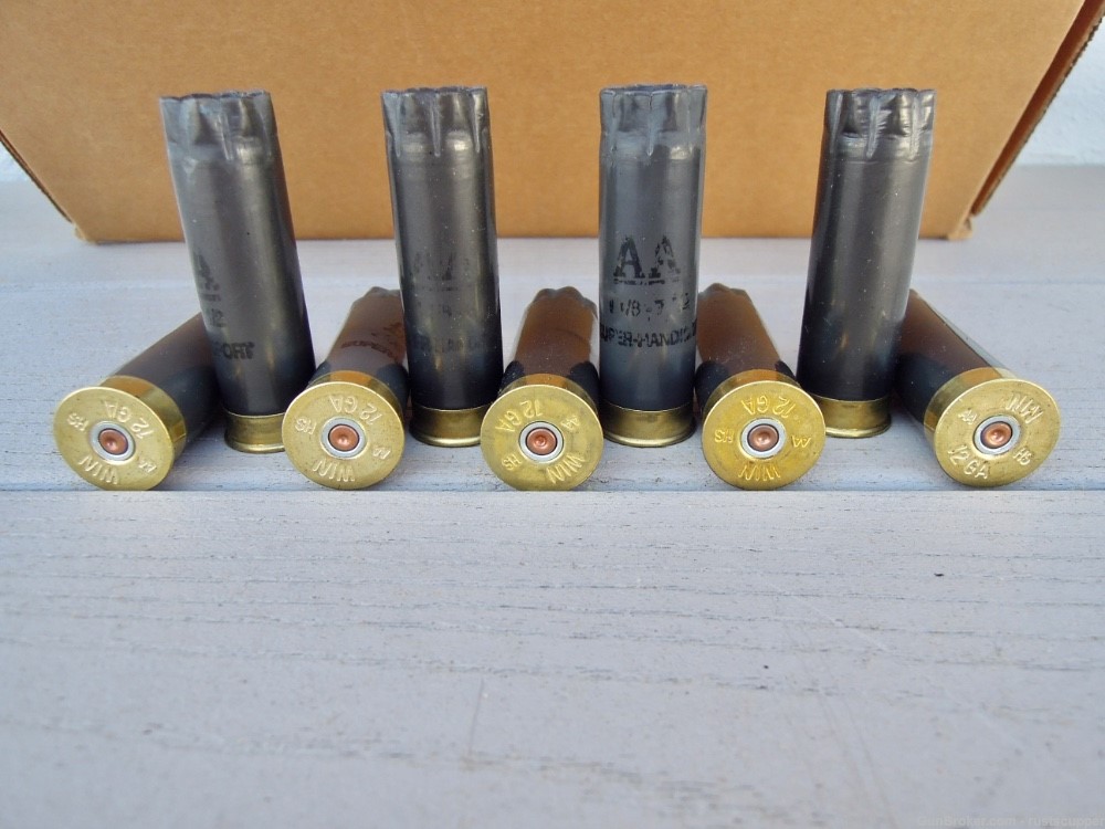 (750) + EXTRAS WINCHESTER AA HULLS 12 GAUGE ONCE FIRED GREY-img-1