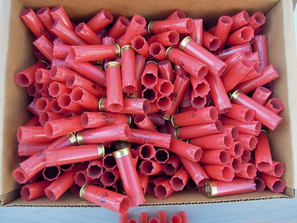 (750) + EXTRAS WINCHESTER AA HULLS 12 GAUGE ONCE FIRED RED-img-0