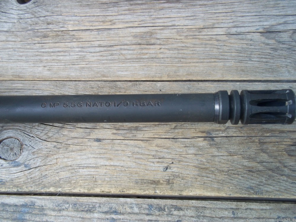 Colt AR15 AR 15 M4 6721 C marked Upper & 16" 5.56 Barrel HBAR Assembly-img-19