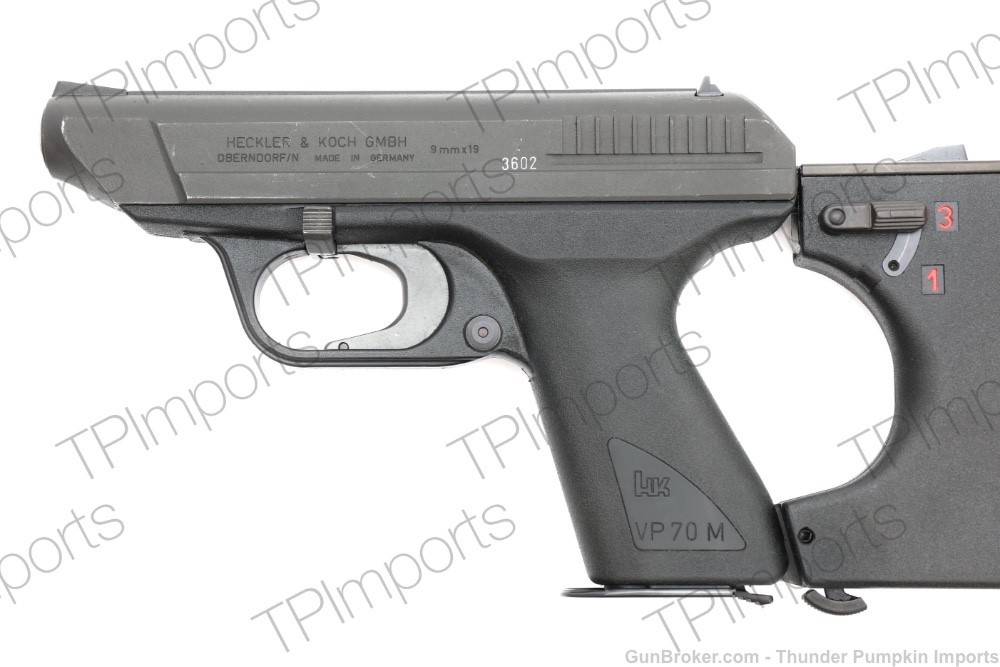 Fully Transferable Heckler & Koch VP70M Machine Pistol H&K VP70 9mm MG F3-img-1