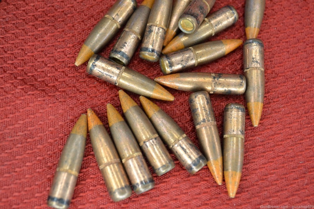 MILITARY M25 30 CAL ORANGE TRACER PULLED BULLETS 100CT 308 NATO 7.62 30-06-img-1