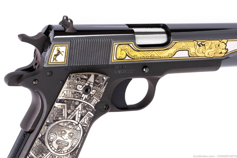 TALO Colt 1911 Aztec Gold .38 Super 227 of 300 NEW FROM 2014-img-4