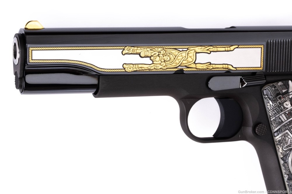 TALO Colt 1911 Aztec Gold .38 Super 227 of 300 NEW FROM 2014-img-5